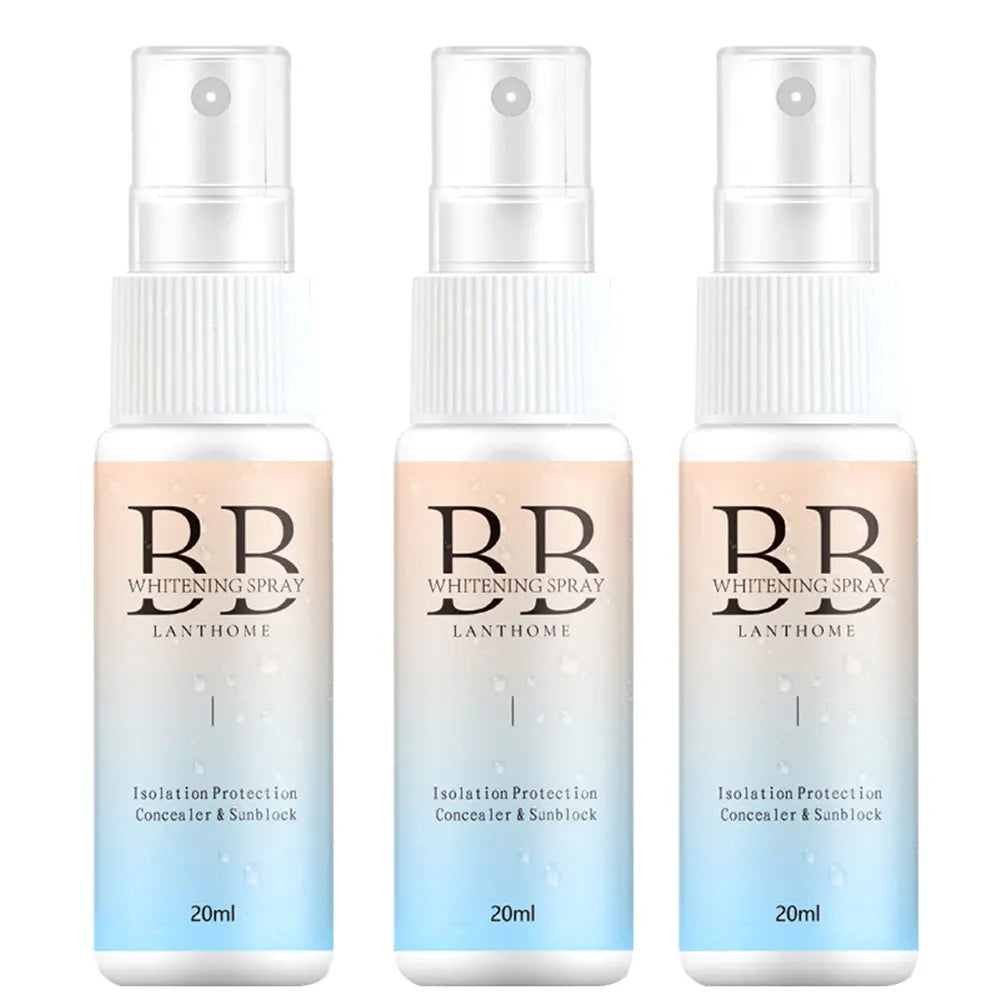 20ML BB Whitening Spray Skin Brightening Moisturizing BB Cream Face Foundation Nourishing Skin Care Beauty Cosmetics