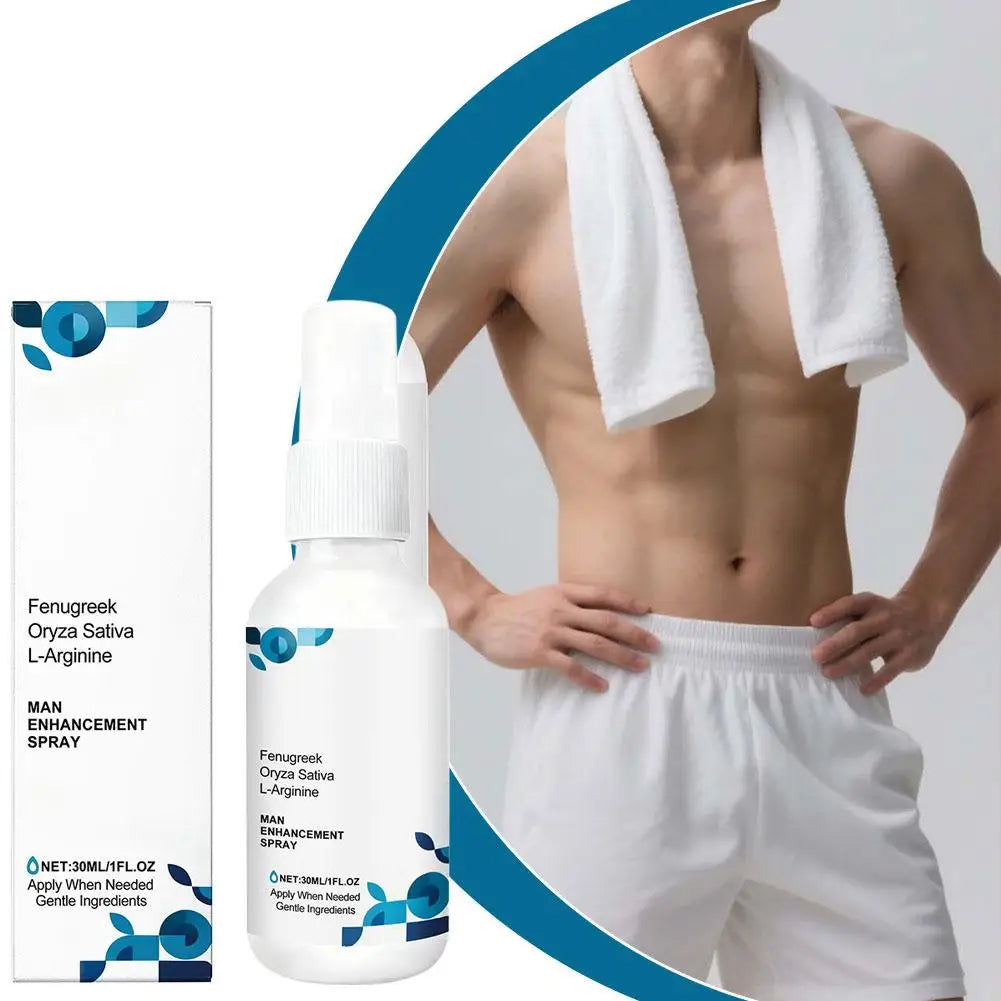 Men's Gently Care Spray Nourishes Men's Bodies Daily Condition Active Energy Recovery Care Enhancing Refreshed Body Care Spray