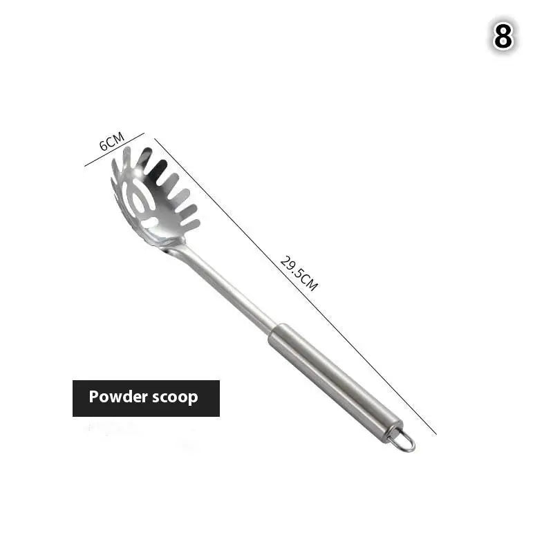 Kitchen Cookware Cooking Utensils Stainless Steel Shovel Soup Spoon Turner Utensils Dinnerware Cooking Tool Kitchen Gadgets/