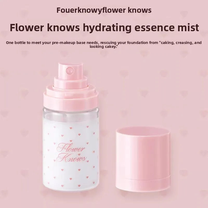 FlowerKnow Makeup Base Moisturizing Essence Sprayfor Makeup Face Primer Korean Skin Care Products Hydrating Face Mist