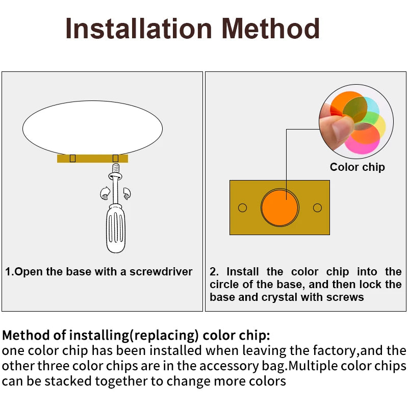 Premium Crystal Egg LED Lamp - 16 Luxury Colors