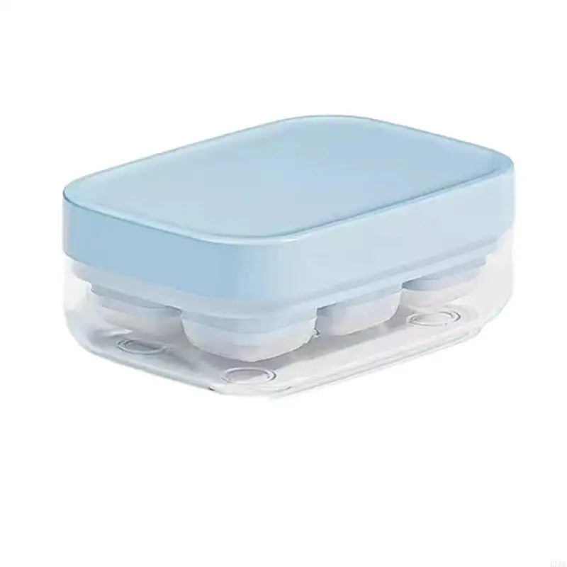 Easy Release Ice Ball Tray With Silicone Materials For Quick Making Stackable Ice Molds with Lid KXRE