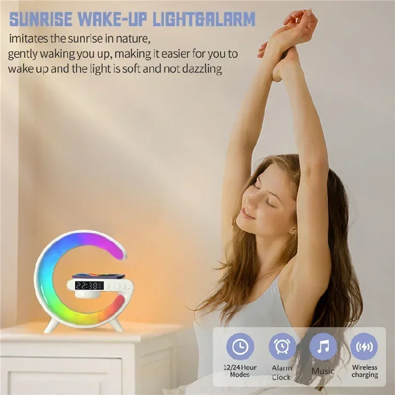 Premium G-Shape Smart Atmosphere Lamp - 4-in-1 Luxury Station