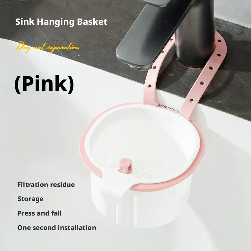 Kitchen Sink Strainer Basket,Food Residue, Tea, Kitchen Waste And Water Collector Filter Draining Basket Kitchen Tool