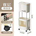 Kitchen Garbage Bin with Lid, Odor-Resistant, Large Capacity, Double-Layer Waste Separation, Ideal for Clean, Organized Kitchen