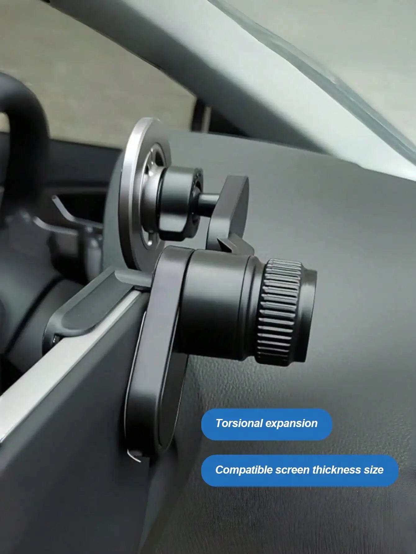Magnetic Car Phone Mount - 360° Rotating Arm, Hands-Free Navigation, Universal for All Phones