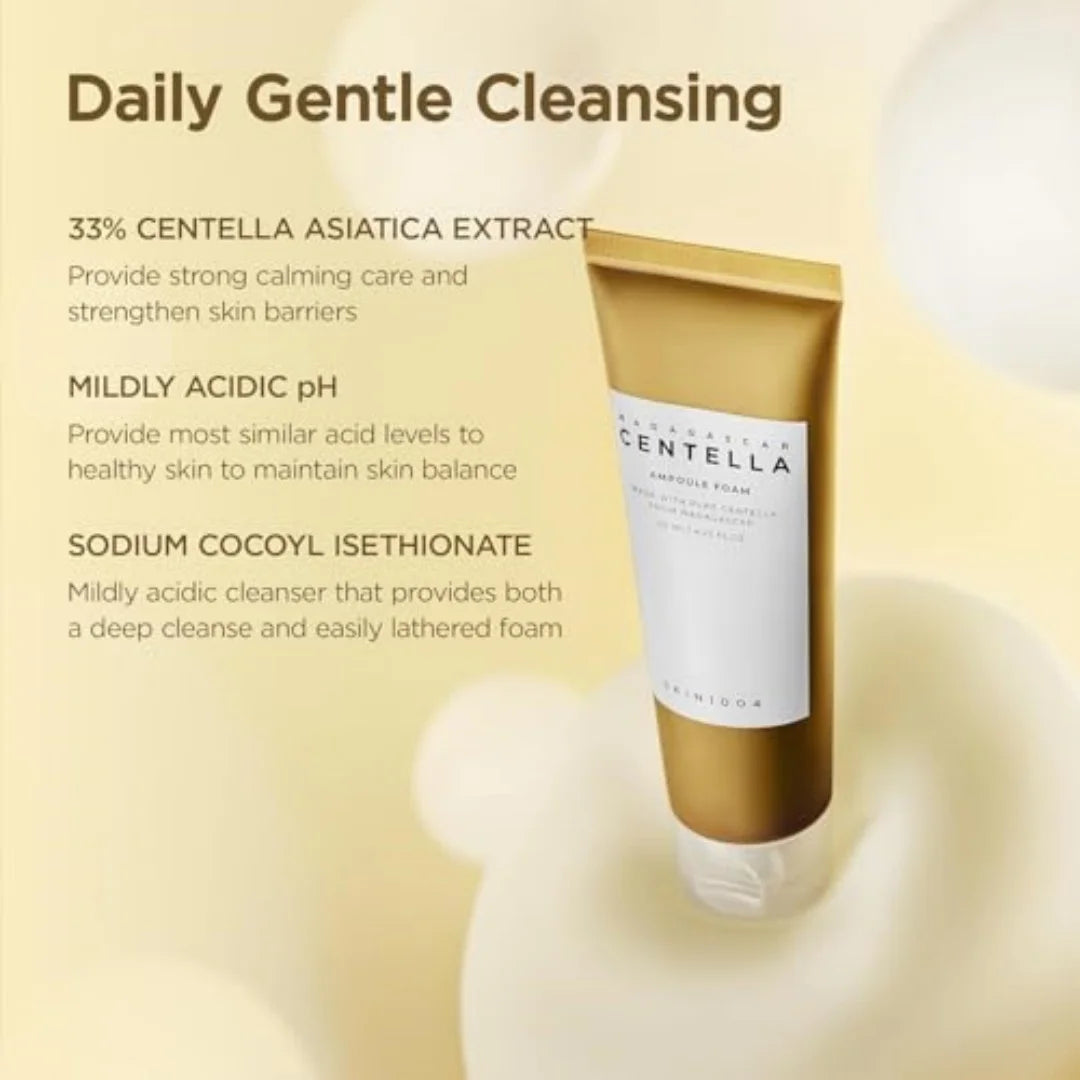SKIN1004 Centella Cleanser Foam Series 125ml Poremizing/Ampoule/Tea-Trica BHA/Tone Brightening Face Wash Sensitive Skin K-Beauty