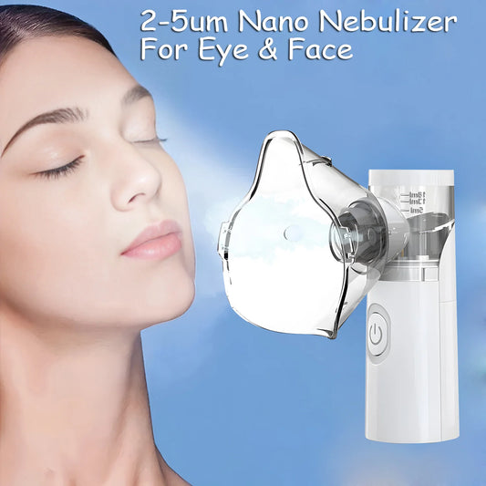 Portable Mesh Facial Steamer Beauty Face oisturizing Sprayer & Humidifier for Deep Hydration Home Travel Skin Care