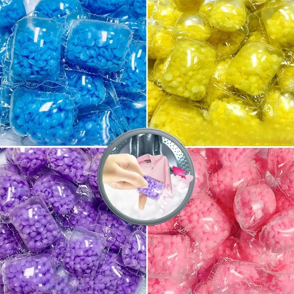 5 Packs Long-lasting Fragrance Laundry Fragrance Beads Portable Clothing Softener Household Cleaning Products Color Protection
