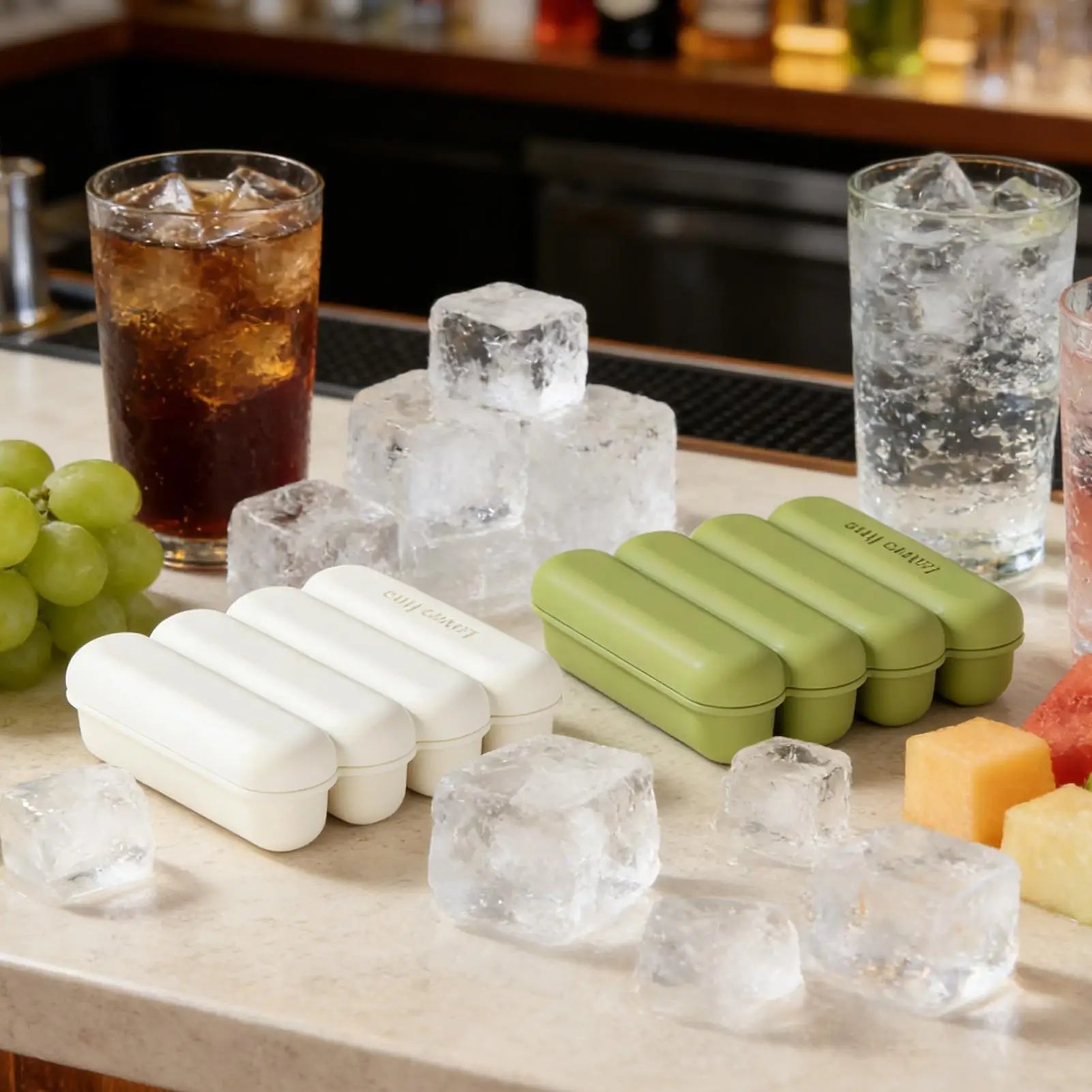 Silicone Ice Stick Tray Long Icecube Maker Easy Release Ice Stick Mold For Water Bottles, Whisky Cocktail Juice, Home Pool