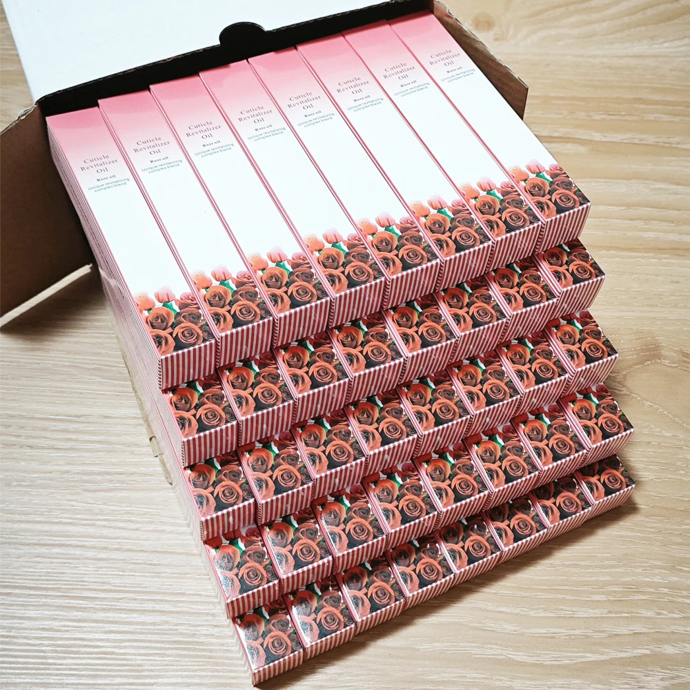 Salon Gift For Girls 40pcs Peach Mixed Cuticle Oil Set Nail Care Nutrition Oil Pen Nails Repair Hand Cuticle Manicure Treatment