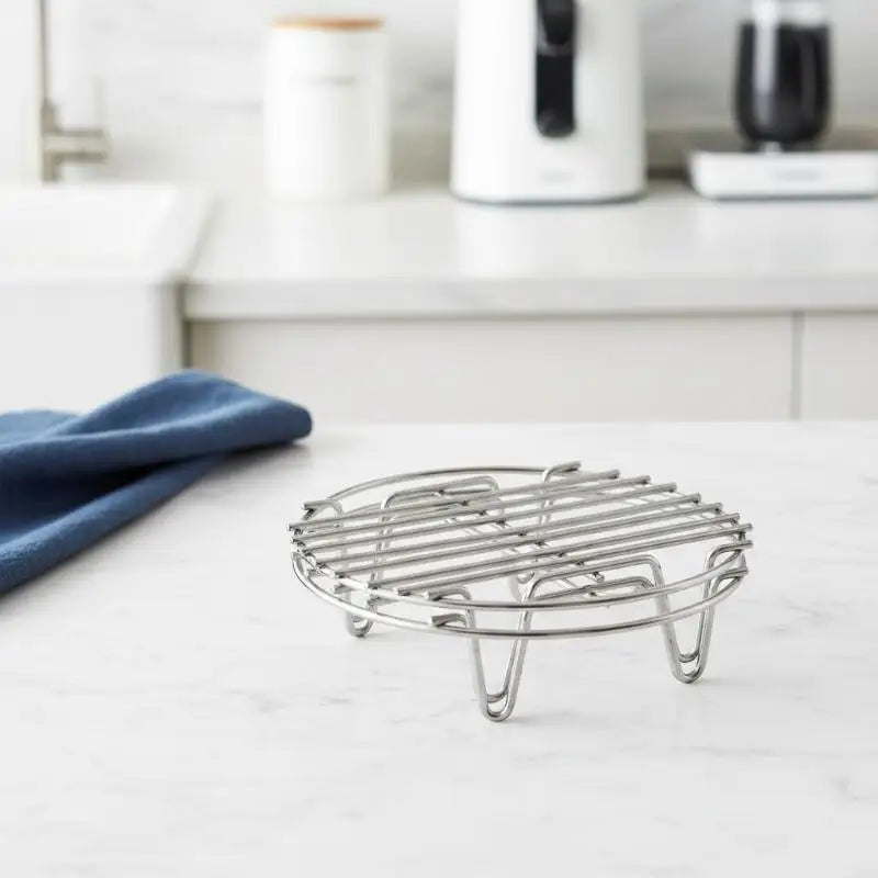 Kitchen Steaming Racks Grid Stainless Steel Cookware Steamer Rack Cooking Baking Pot Stand AirfryerGrill Food Accessories