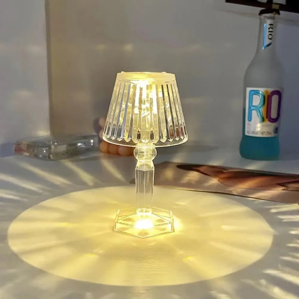 Crystal Crafts, Crystal Ornaments,Tabletop Decorations,Crystal Glowing Lamp For Tabletop Decoration Bedroom Bedside
