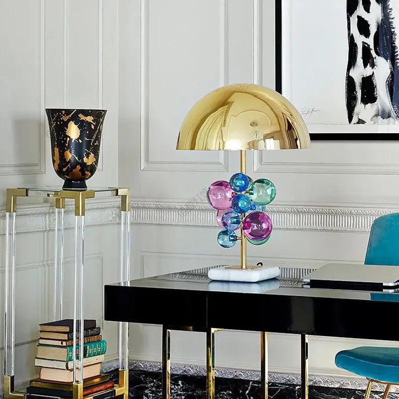 The Postmodern Chroma Crystal Desk Lamp - Luxury Statement Piece