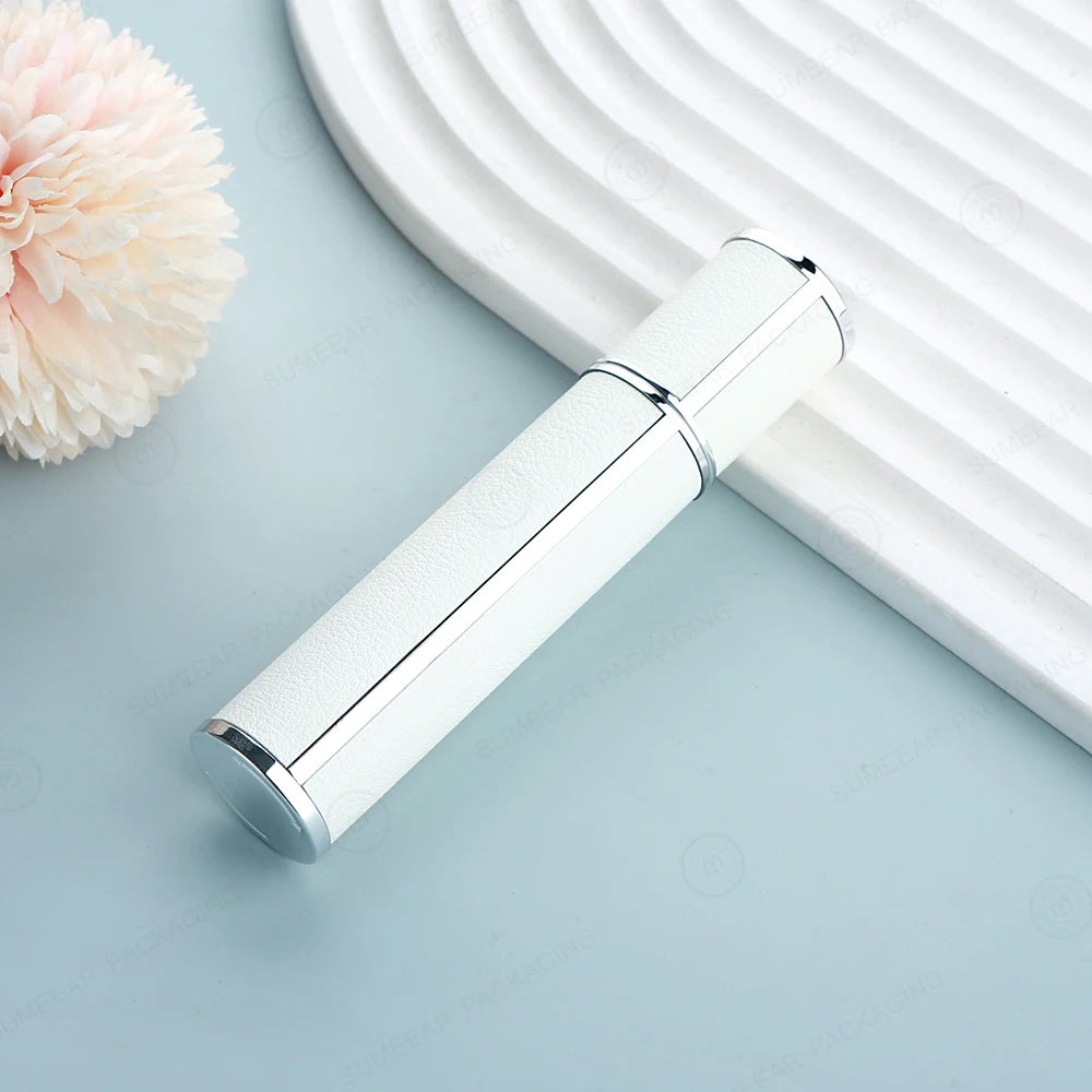 Pack of 10 10ml Luxury Perfume Spray Bottles with Leather Exterior And Glass Liner Press-Type Hydrating Mist for Personal Care