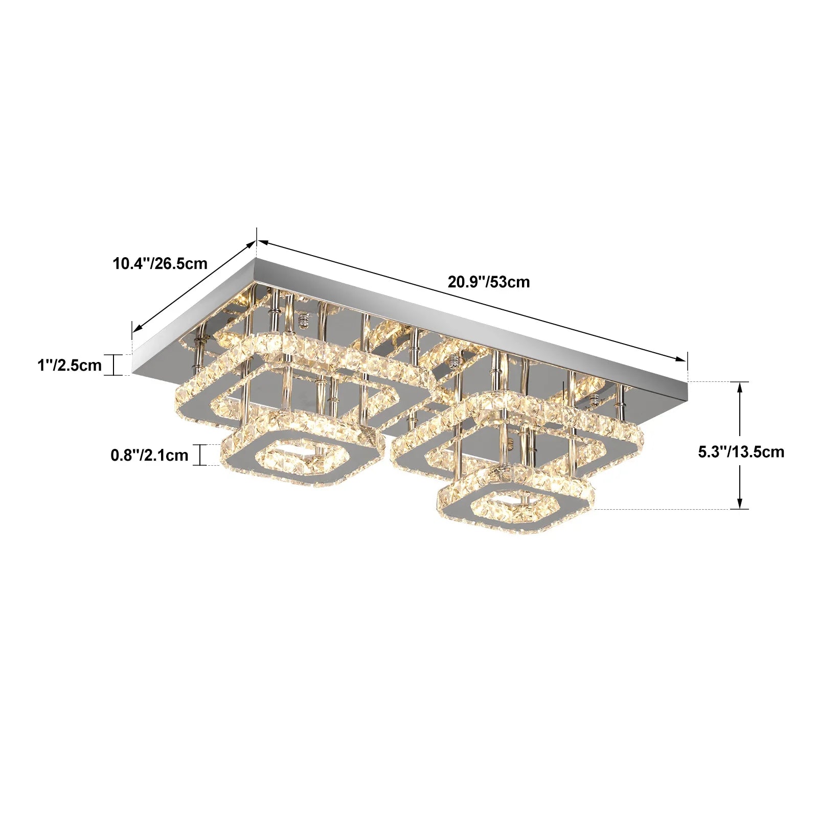 Crystal Ceiling Light Modern Crystal Led Chandelier Luxury Pendant Lighting  Home Decor Lamp Living Room Indoor Fixture Bedroom