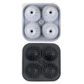 Ice Cube Tray Silicone with Lid Round Square Ice Ball Mold Spherical Silicone Ice Cube Mold for Kitchen Cocktail Whiskey Drink