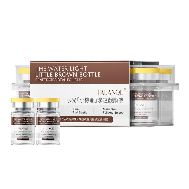 Small Brown Bottle Penetrating Beauty Enhancing Liquid Water-Infused Essence Moisturizing - Hydrating - Brightening and Firming