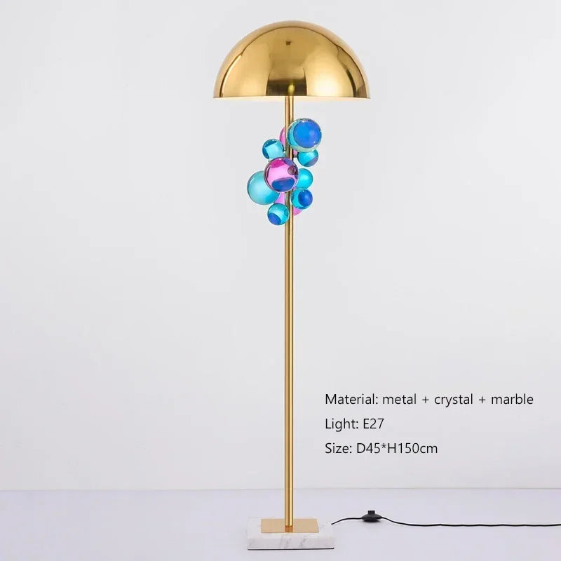 The Postmodern Chroma Crystal Desk Lamp - Luxury Statement Piece