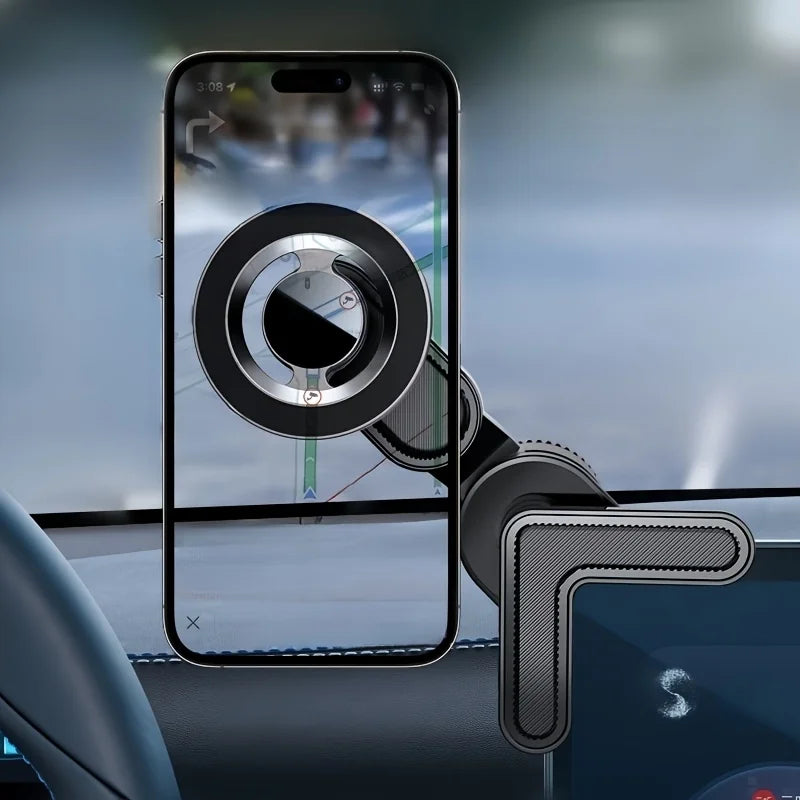 Universal Magnetic Phone Holder for Car Display Screen 360 Degree Rotation Strong Magnet Car Mount for iPhone 15 MagSafe Xiaomi