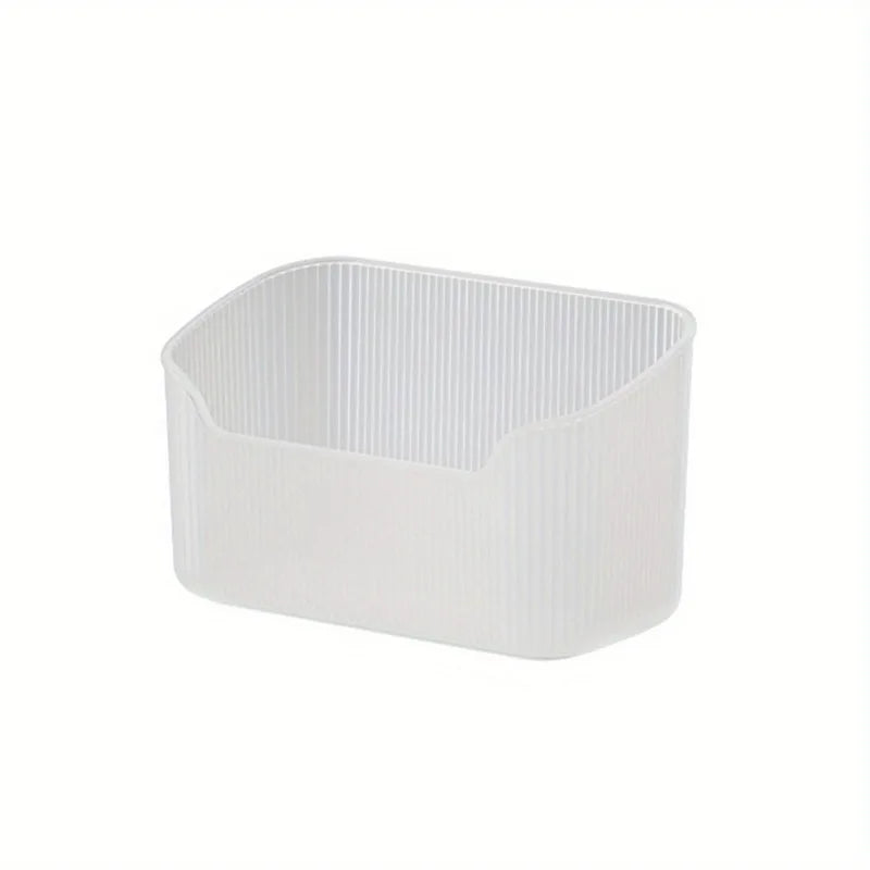 1PC Cosmetic Storage Box, Beveled Desktop Artifact, Dressing Table Skin Care Product, Perfume, Built-in Storage Bathroom Cabinet