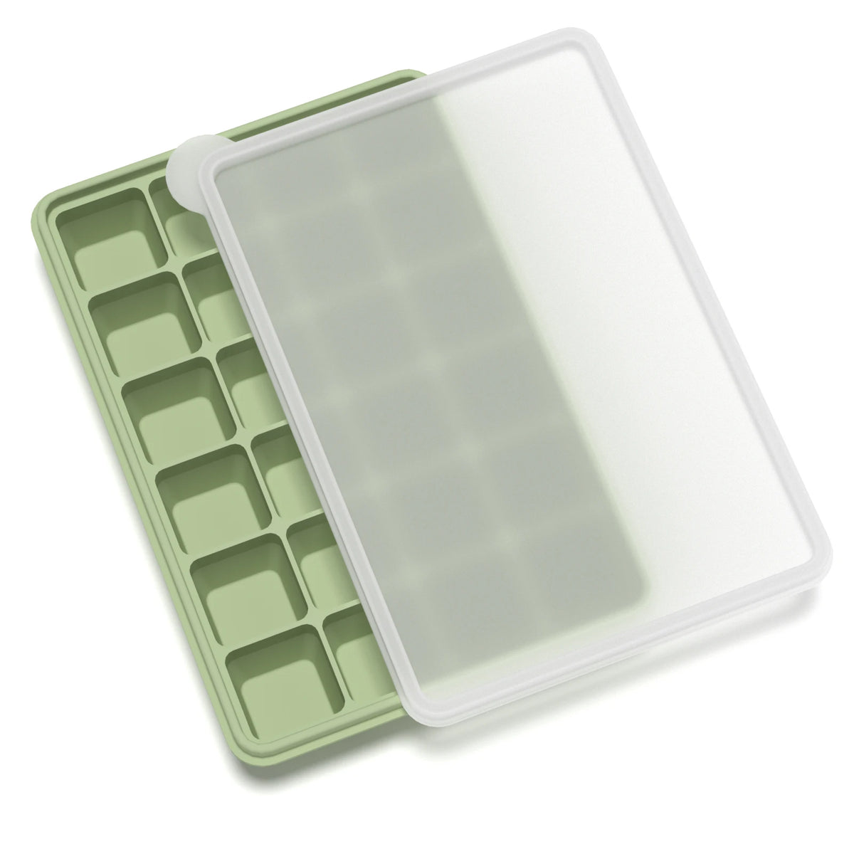 1PC/24 Ice Cube Molds Silicone Ice Tray With a Lid Prevents Odors Easy to Remove Kitchen Supplies Juice Desserts Baby Food Box