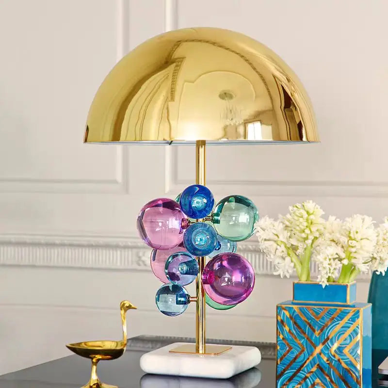 The Postmodern Chroma Crystal Desk Lamp - Luxury Statement Piece