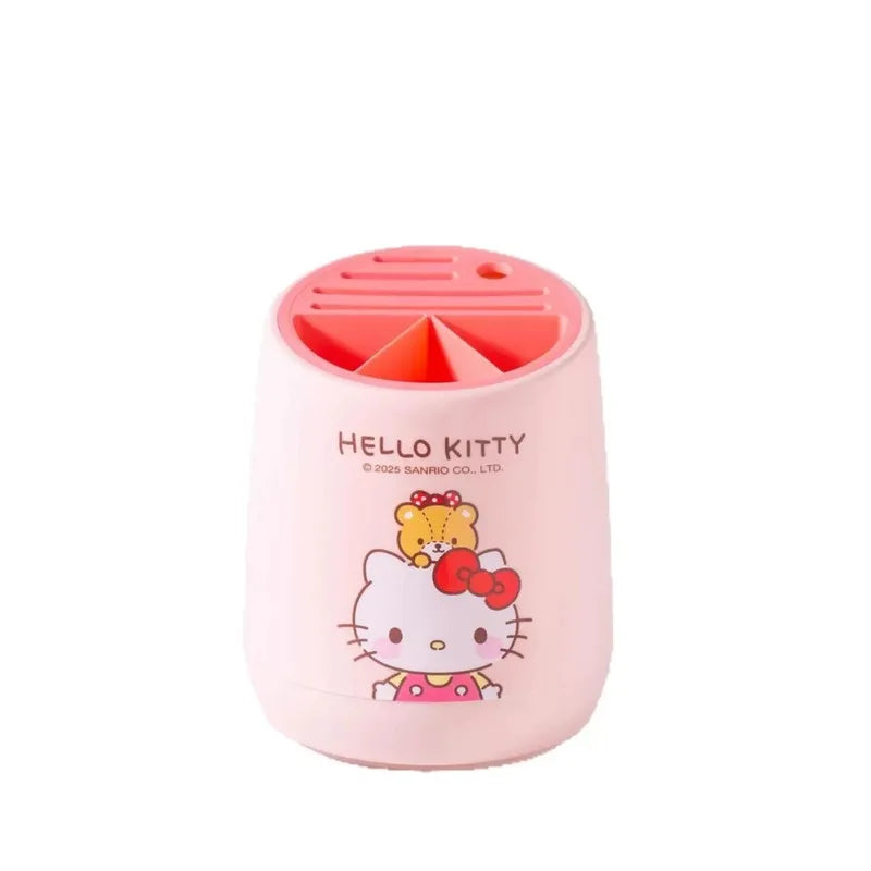Hello Kitty Cartoon Kitchen Knife Storage Rack   Integrated Chopstick Holder and Drain Rack   Knife Block