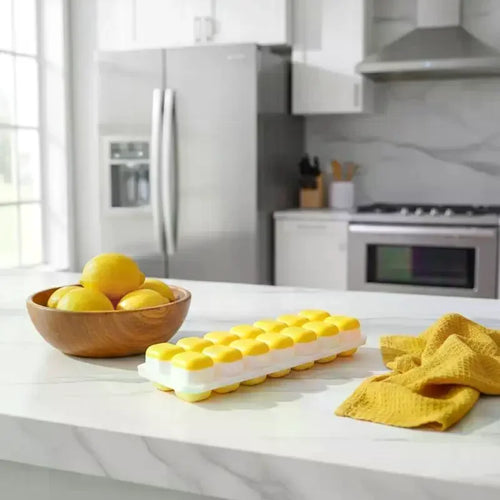1Pcs Silicone Square Molds 14 Cube Easy Release  Tray Mold With Lid Summer Kitchen Bar DIY Iced Cocktail Freeze Tool