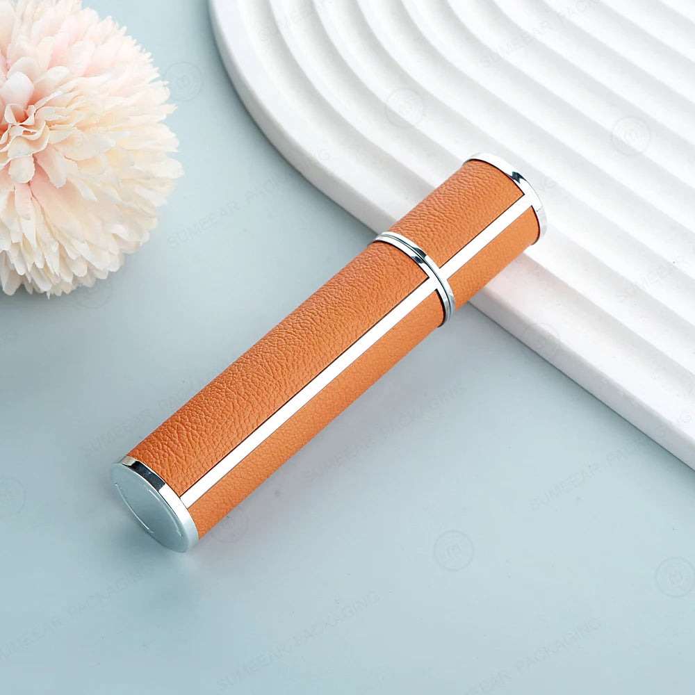 Pack of 10 10ml Luxury Perfume Spray Bottles with Leather Exterior And Glass Liner Press-Type Hydrating Mist for Personal Care