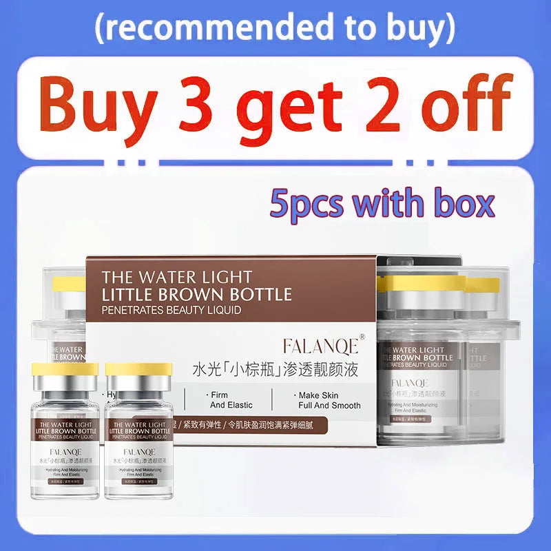 Small Brown Bottle Penetrating Beauty Enhancing Liquid Water-Infused Essence Moisturizing - Hydrating - Brightening and Firming