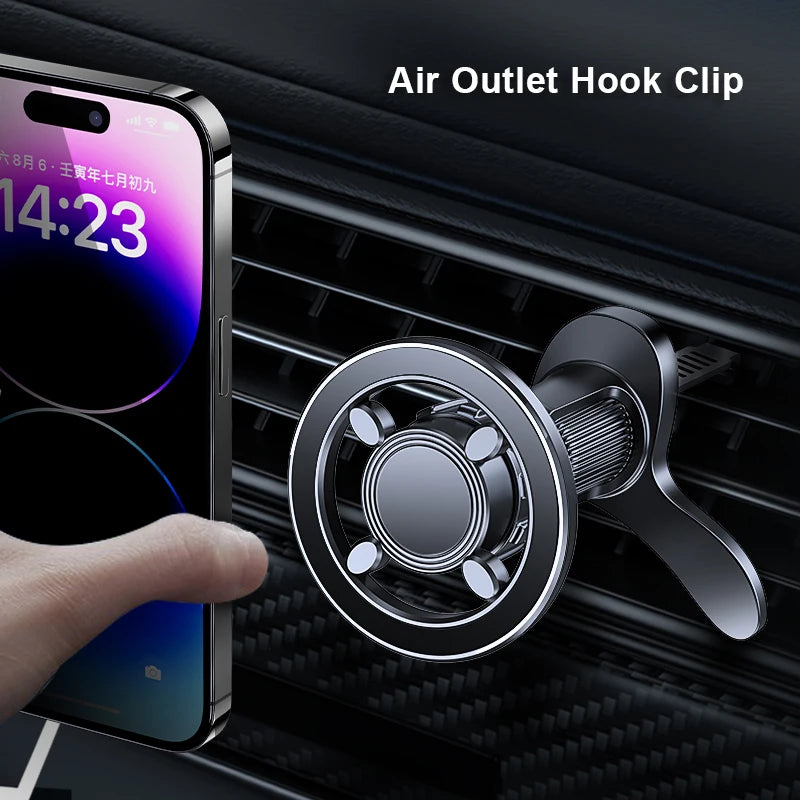 Magnetic Car Phone Mount in Car Phone Holder Air Vent Magnetic, 17 N52 Magnets Universal Mobile Phone Holders for iPhone/Android
