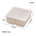 4/6/8/15 Large Grids Ice Cube Tray with Lid Food Grade Silicone Ice Cube Mold Flexible Ice Trays for Freezer Homemade DIY Drinks