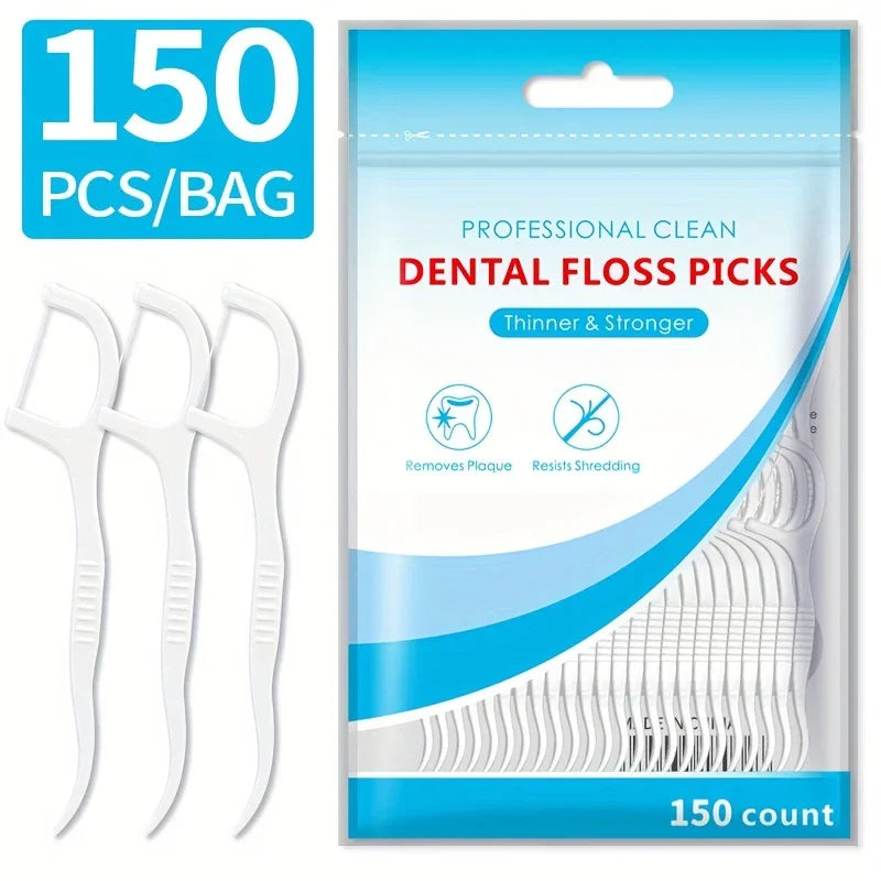 Ultra-Fine Toothpicks, Home Set, Portable and Disposable Care Floss- Deep Cleaning for Oral Care