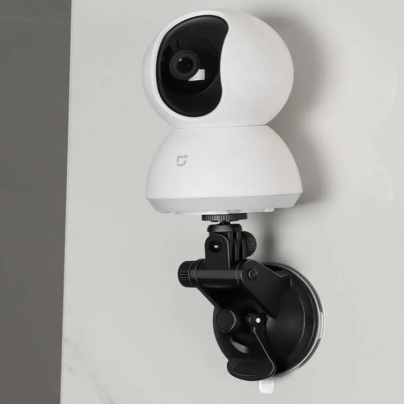 Suction Camera Mount For Xiaomi Mijia Smart Camera Webcam Holder Hand Pump Suction Cup Adjustable