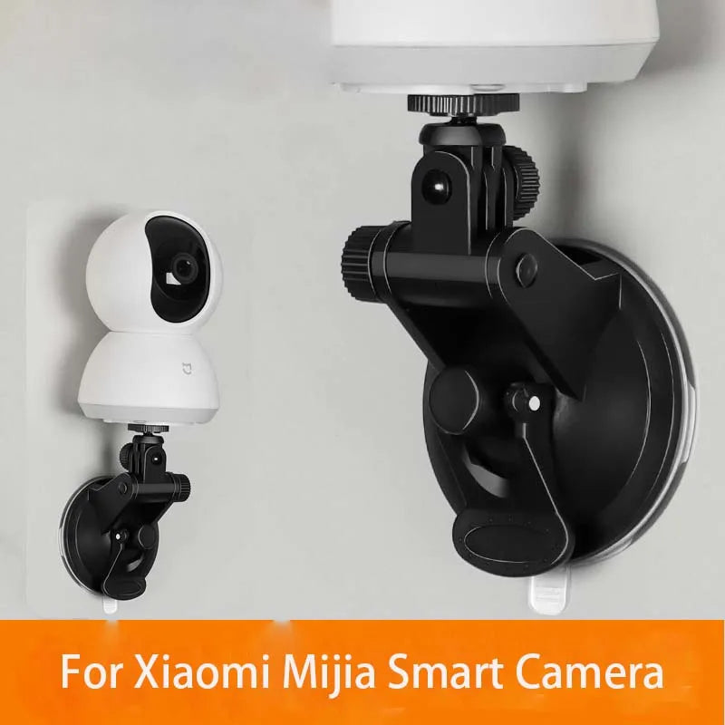 Suction Camera Mount For Xiaomi Mijia Smart Camera Webcam Holder Hand Pump Suction Cup Adjustable