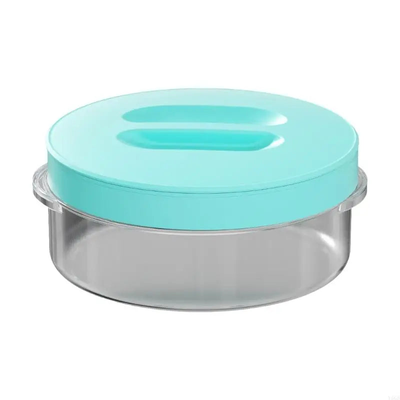 Silicone Ice Block Tray With Lid And Clear Storage Box Easy Releases Design For Freezers Cocktails And Cold Drink Y5GB