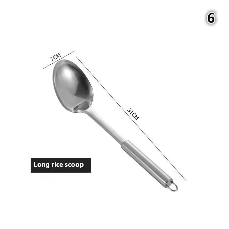 Kitchen Cookware Cooking Utensils Stainless Steel Shovel Soup Spoon Turner Utensils Dinnerware Cooking Tool Kitchen Gadgets/