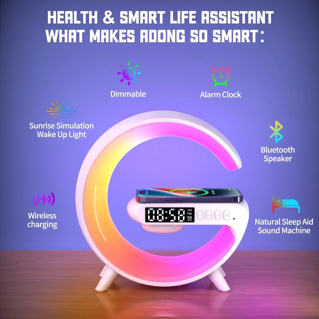 Premium G-Shape Smart Atmosphere Lamp - 4-in-1 Luxury Station