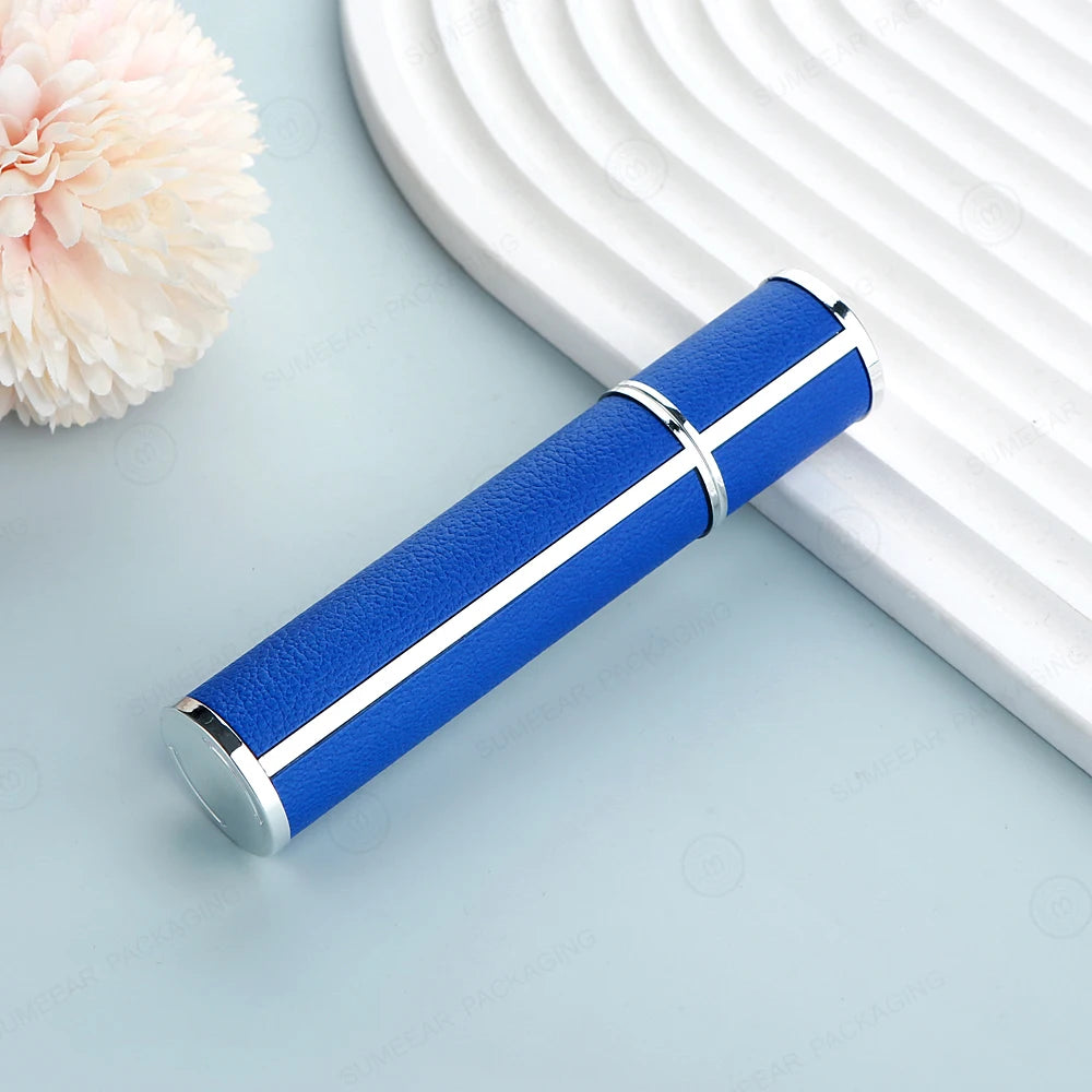 Pack of 10 10ml Luxury Perfume Spray Bottles with Leather Exterior And Glass Liner Press-Type Hydrating Mist for Personal Care