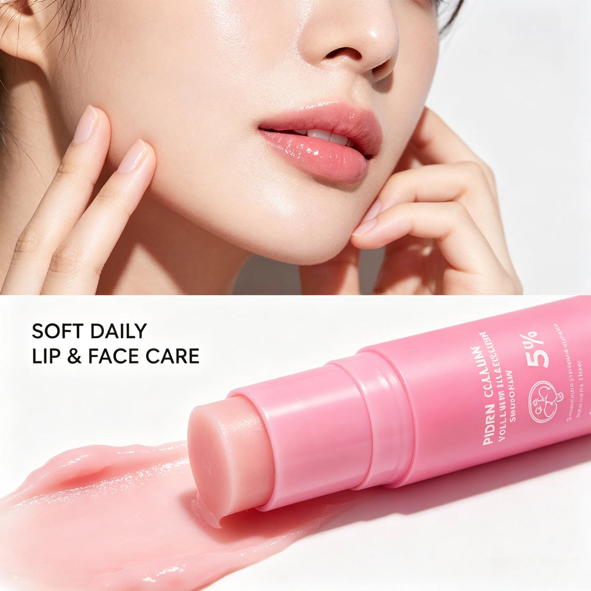 Moisturizing Balm Stick Hydrating Smoothing Nourishing Face Neck Care Silky Lightweight Portable Skincare