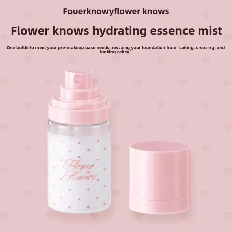 FlowerKnow Makeup Base Moisturizing Essence Sprayfor Makeup Face Primer Korean Skin Care Products Hydrating Face Mist