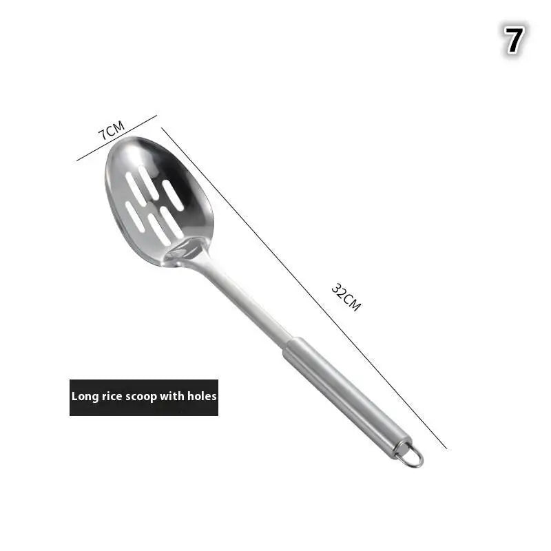 Kitchen Cookware Cooking Utensils Stainless Steel Shovel Soup Spoon Turner Utensils Dinnerware Cooking Tool Kitchen Gadgets/