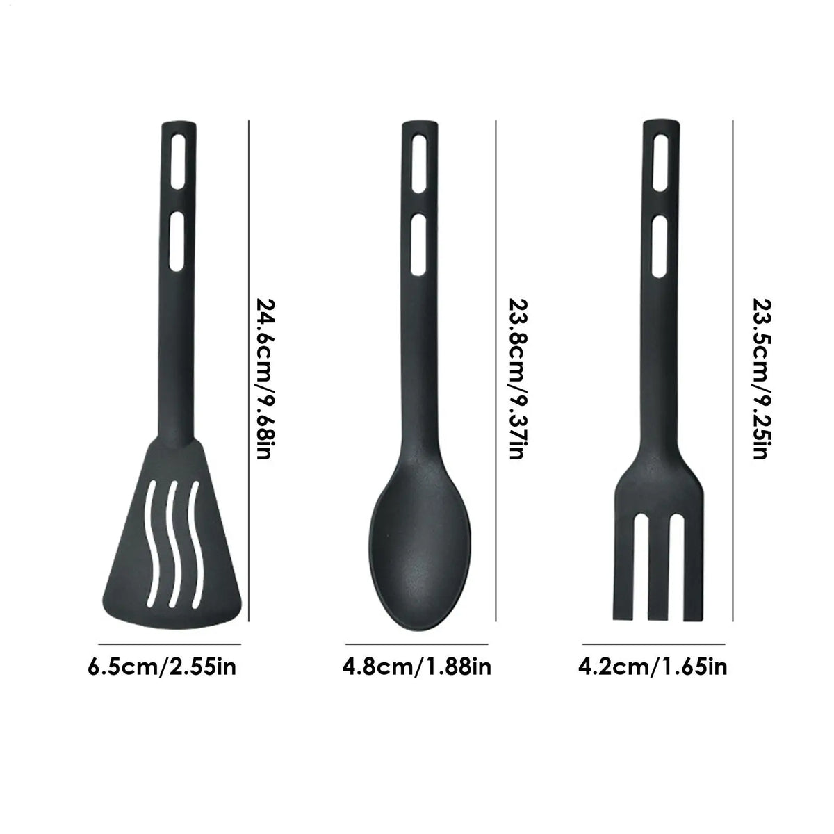 Kitchen Tool Set Nylon Cooking Tools Set Sturdy Cutlery Kit With Non-Stick Spatulas Comfortable Handle Cookware Accessories